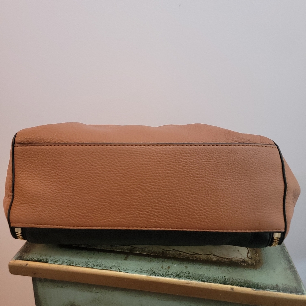 Michael Michael Kors Large Sloan Bag Brown and Black Pebble Leather Shoulder Bag - Picture 5 of 13